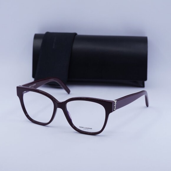 Final Price! Saint Laurent SLM33 006 Burgundy Eyeglasses 53mm main image 6